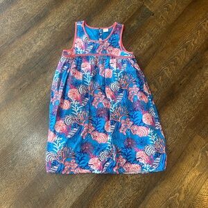 Gymboree Blue and Pink Floral Dress